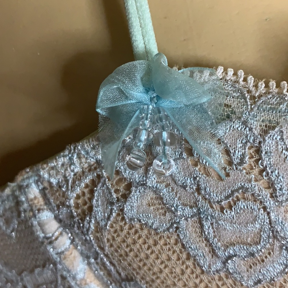 VINTAGE "RARE" CHANTEL THOMASS FOR VICTORIA'S SECRET 3 PIECE LINGERIE SET - Picture 11 of 16